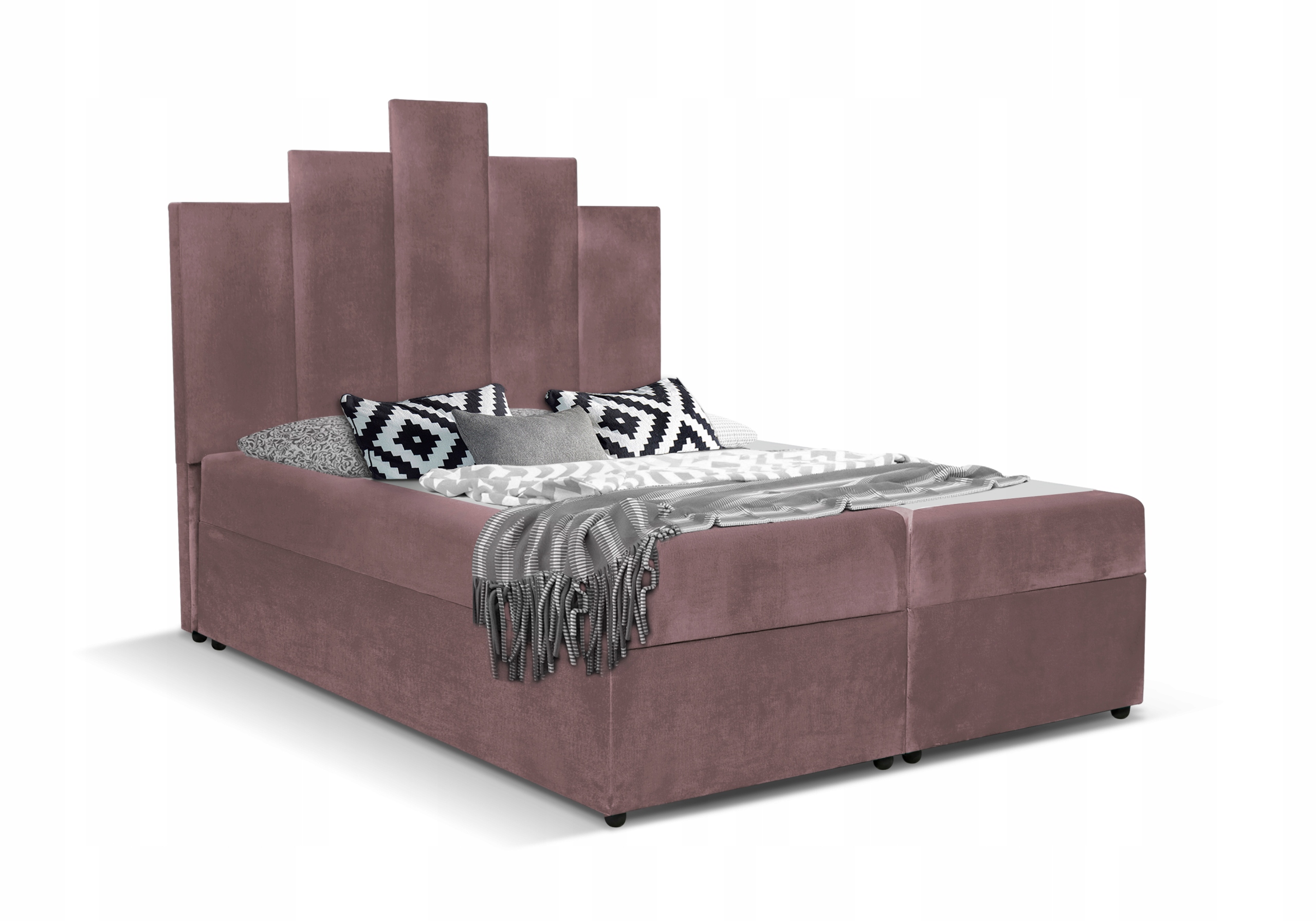 Łóżko tapicerowane kontynentalne KING - obrazek 7