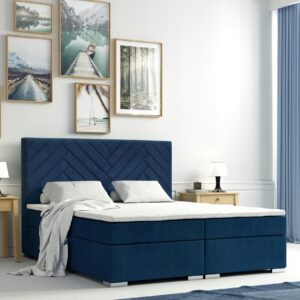 Łóżko tapicerowane kontynentalne Malta