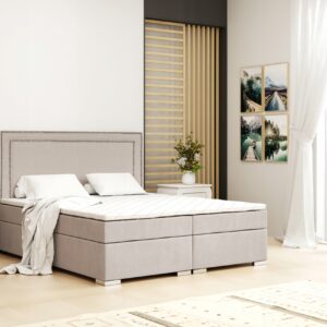 Łóżko tapicerowane kontynentalne Paola