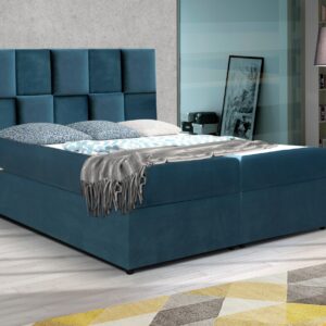 Łóżko tapicerowane kontynentalne 3D
