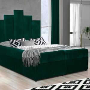 Łóżko tapicerowane kontynentalne KING