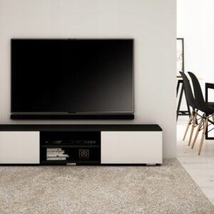 Stojąca szafka RTV z otwartymi półkami