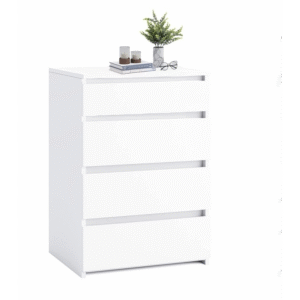 Biała Komoda 4-szufladowa