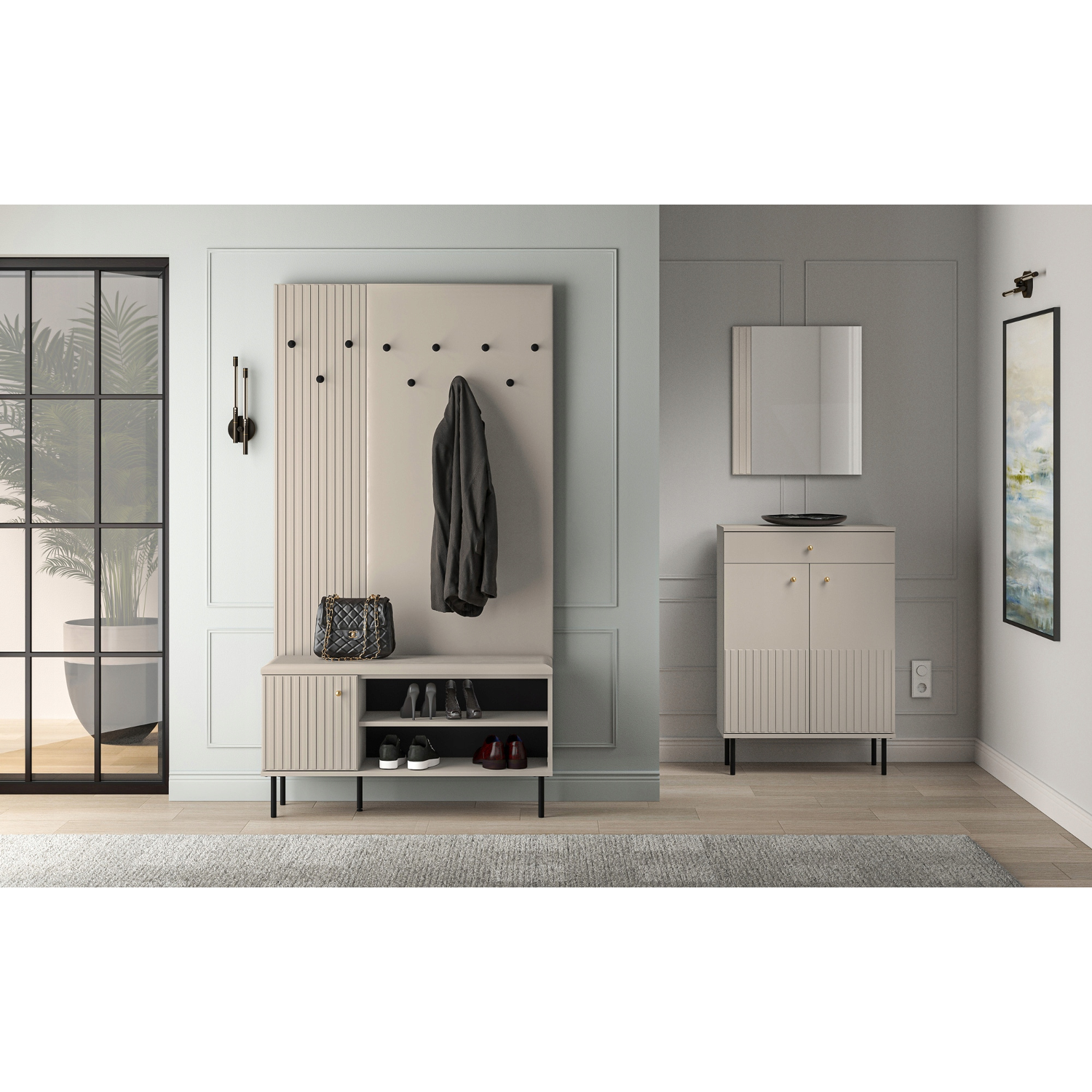 Wieszak przedpokojowy 3-hakowy - obrazek 4