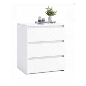Biała komoda 3-szufladowa
