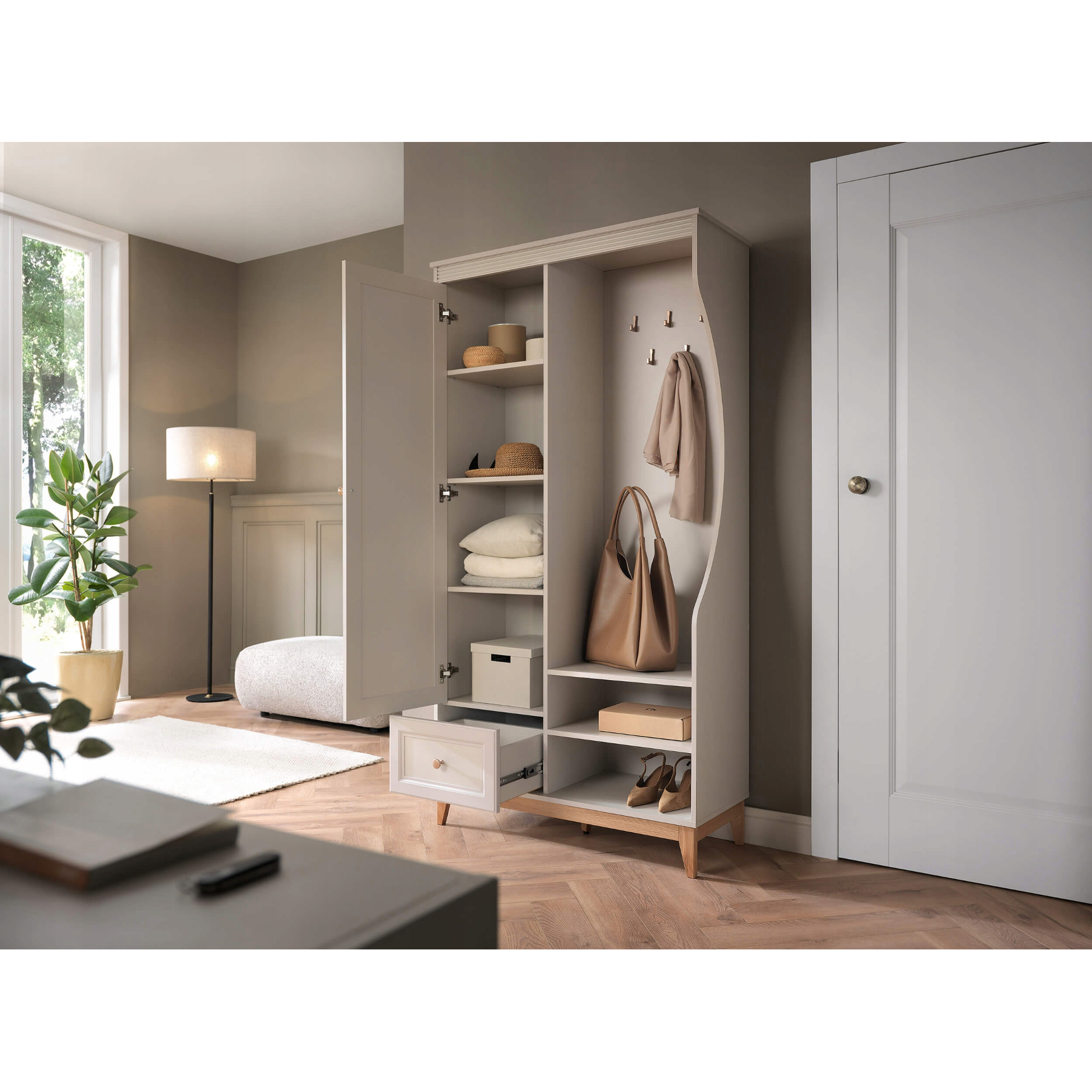 Nowoczesna Garderoba do Przedpokoju - obrazek 2