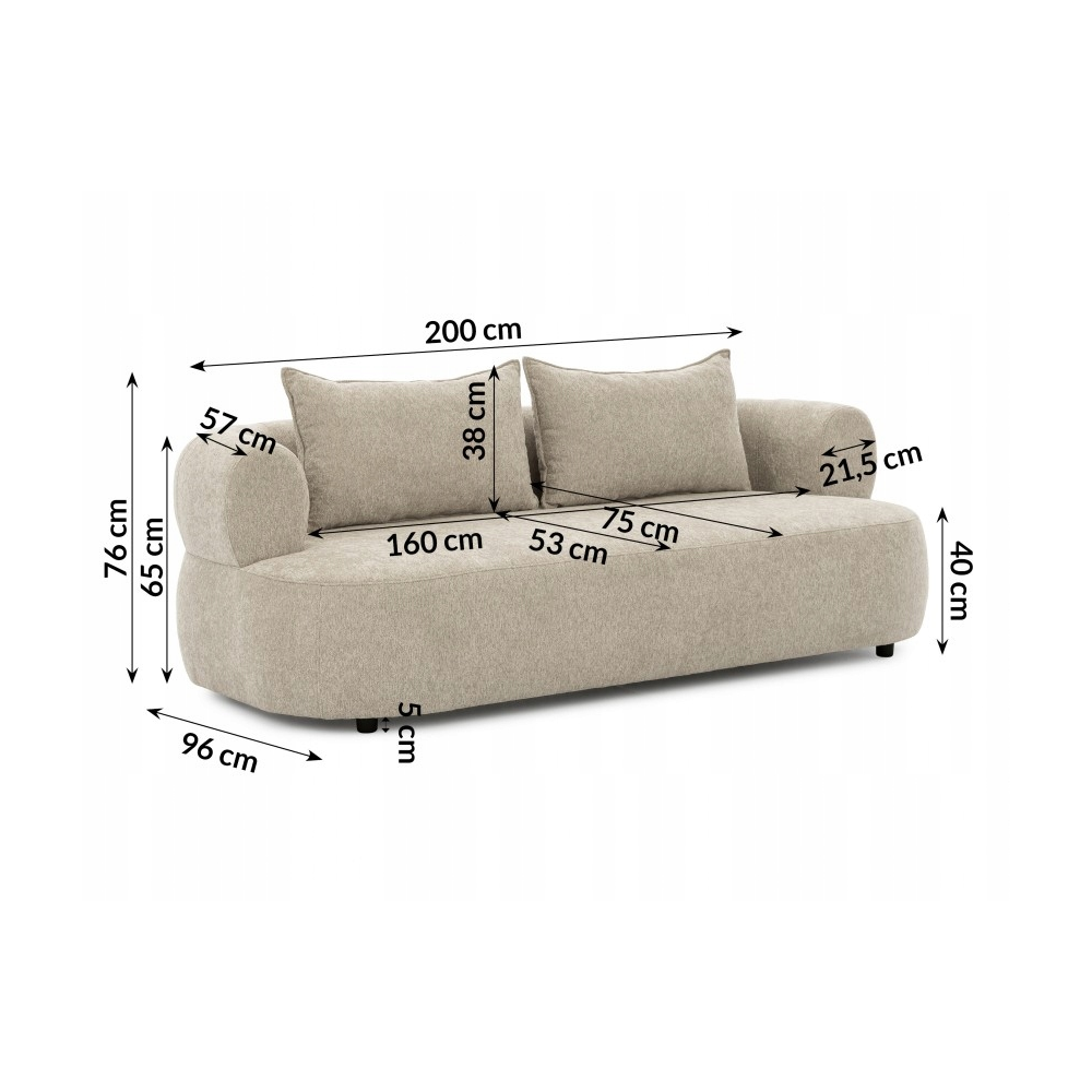 3-osobowa Sofa tapicerowana - obrazek 8